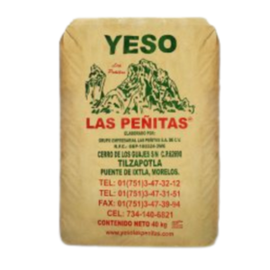 Las Peñitas Yeso de Construcción, Saco 40 kg